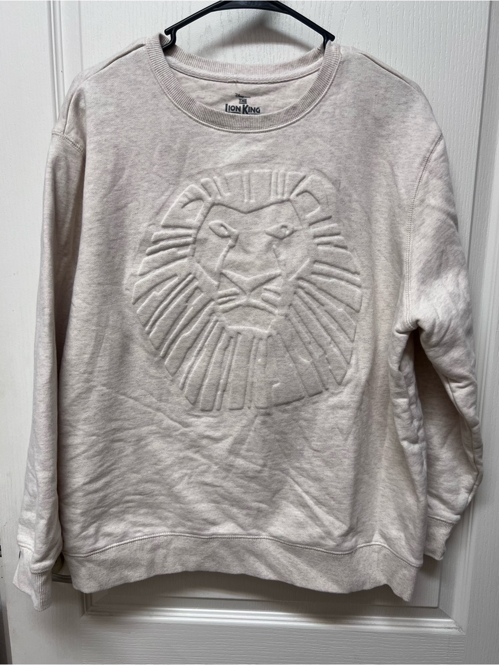 Disney Lion King Embossed Crewneck - Cream